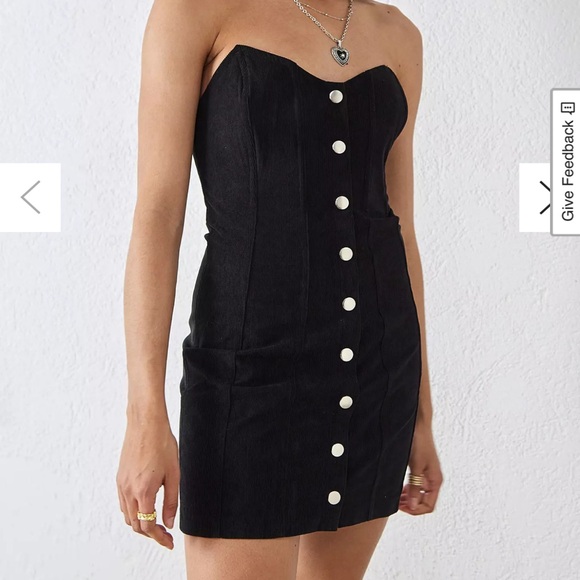 Urban outfitters Cali Corduroy Bustier Mini Dress - Picture 7 of 8